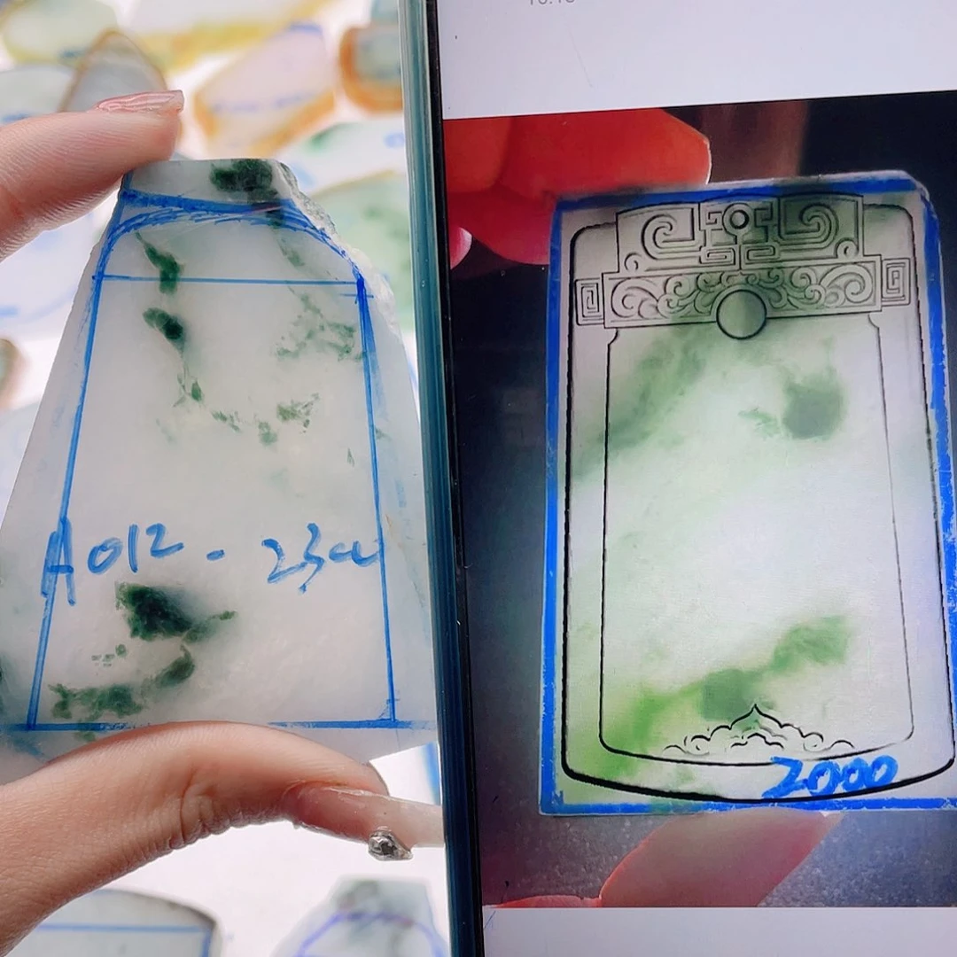 定制翡翠未镶嵌纯天然缅甸a货翡翠