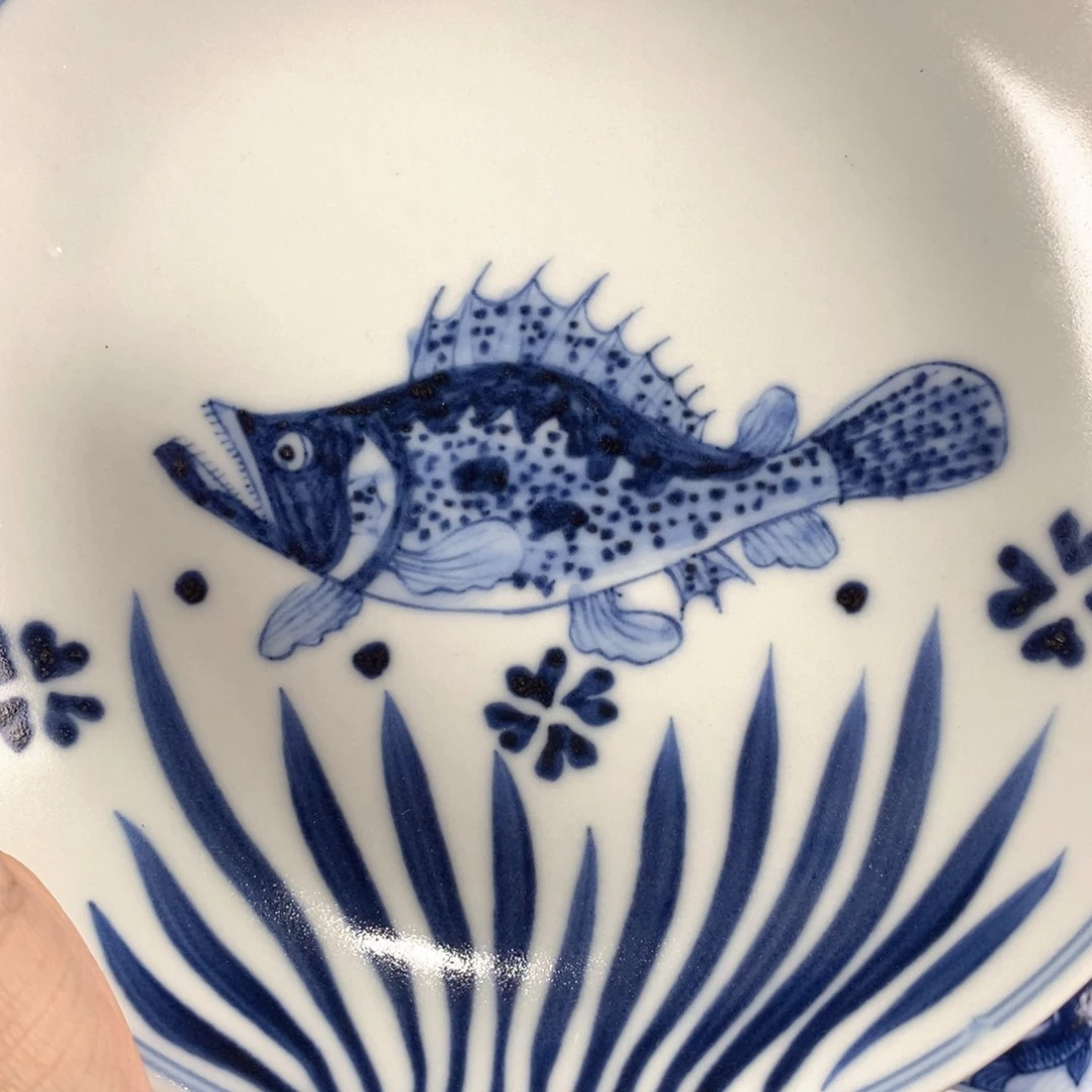 *****摆件景德镇鱼藻壶承