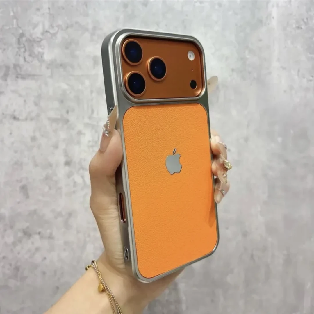 适用电镀荔枝纹秒变IP13pm~17ipm 网红爆款男女通用款式防摔