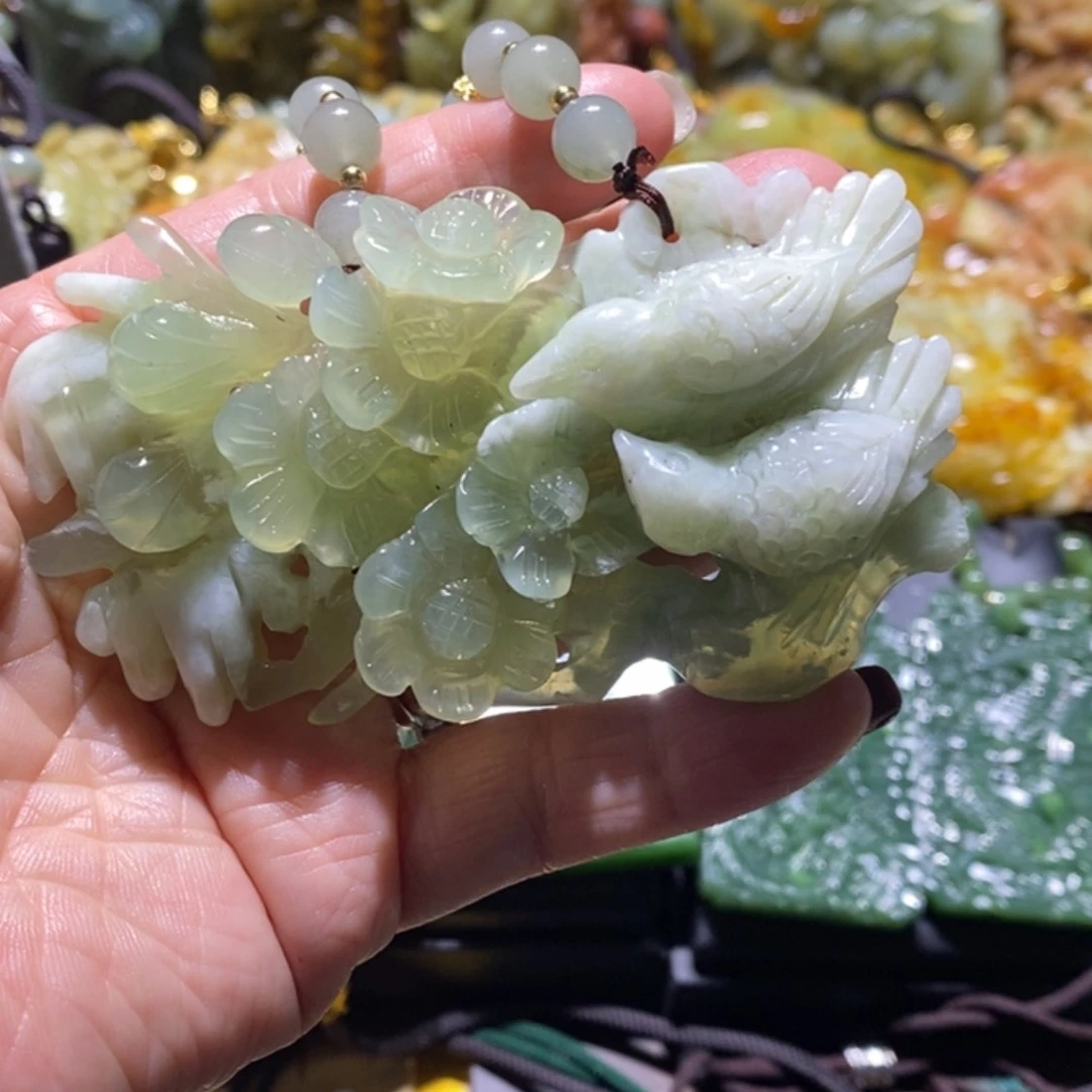 【闪购商品】岫玉毛衣链未镶嵌