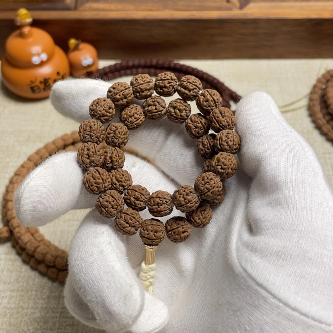 十***.金刚菩提吊坠盘龙王手持