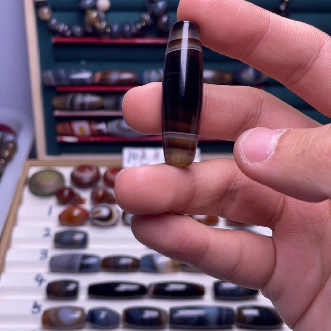 琢***玛瑙/玉髓合金颈饰