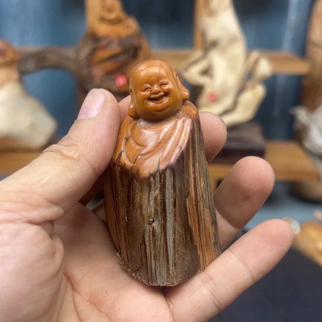 木叶*崖柏木摆件手把件