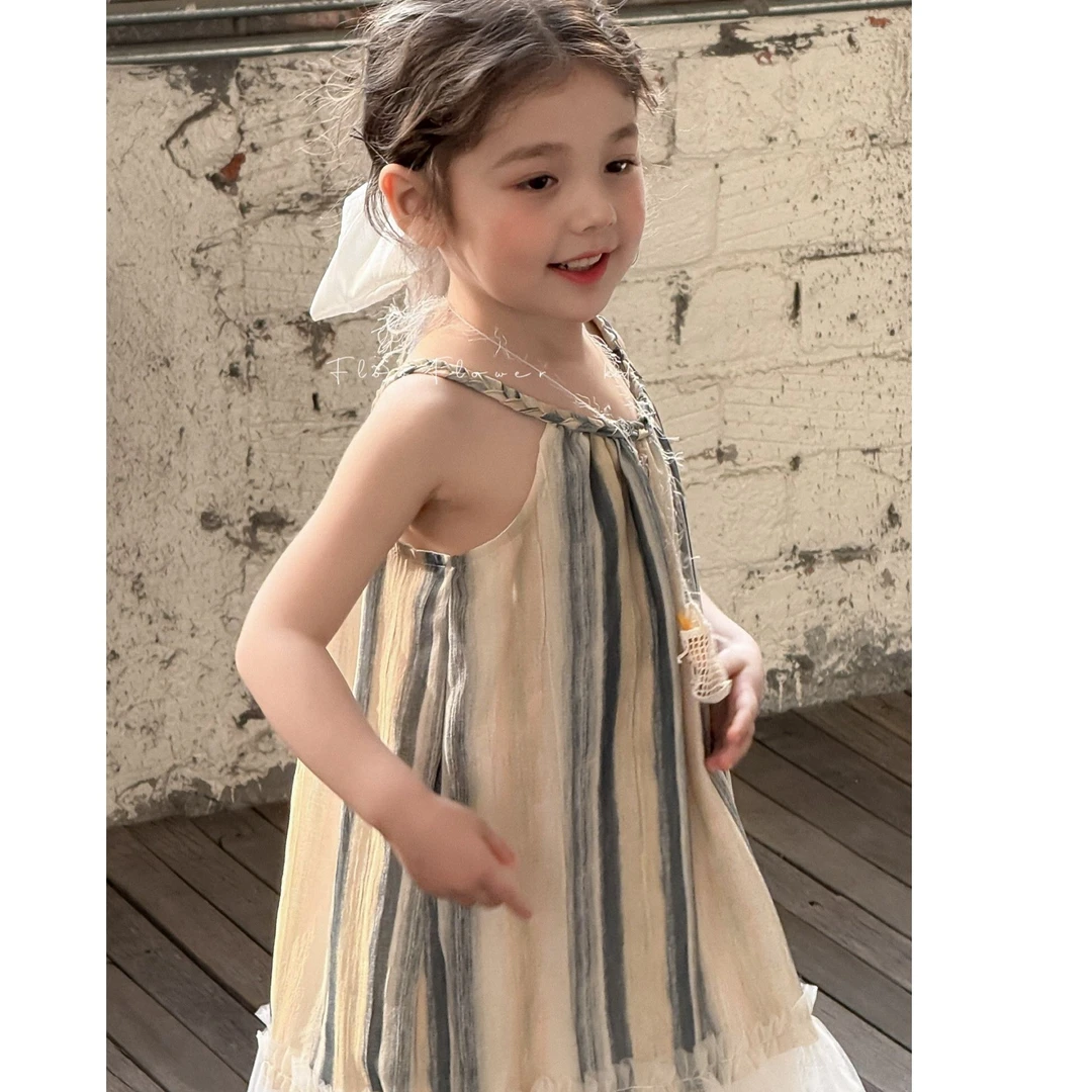 AC290~度假风编织挂脖纱裙712255