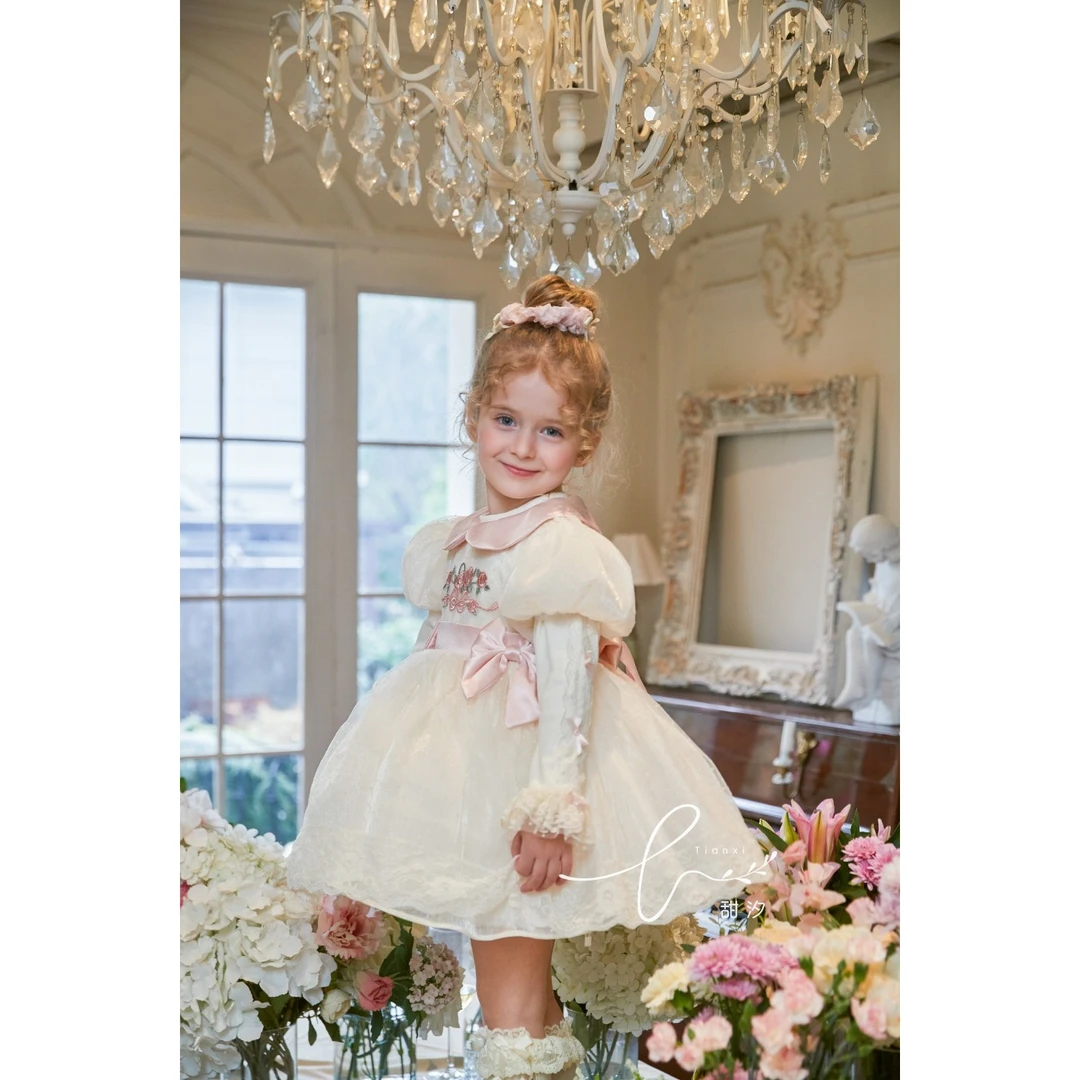 甜汐·25夏~花朵袖口打底衫860271（汉服）