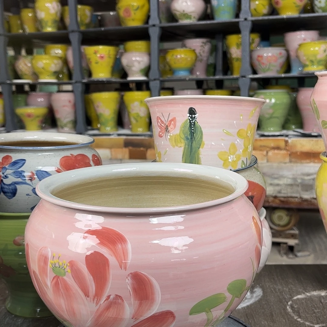 景德镇陶瓷花盆花盆