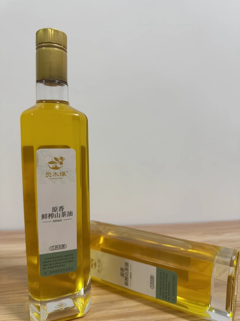 员木缘原香鲜榨山茶油500ml一级鲜榨山茶油