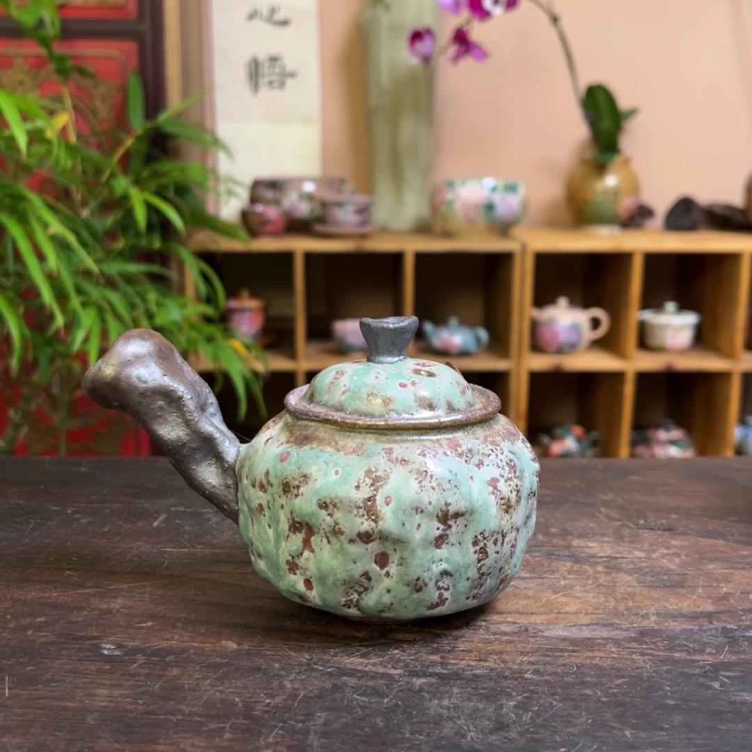 霁***风柴烧手工手绘陶瓷