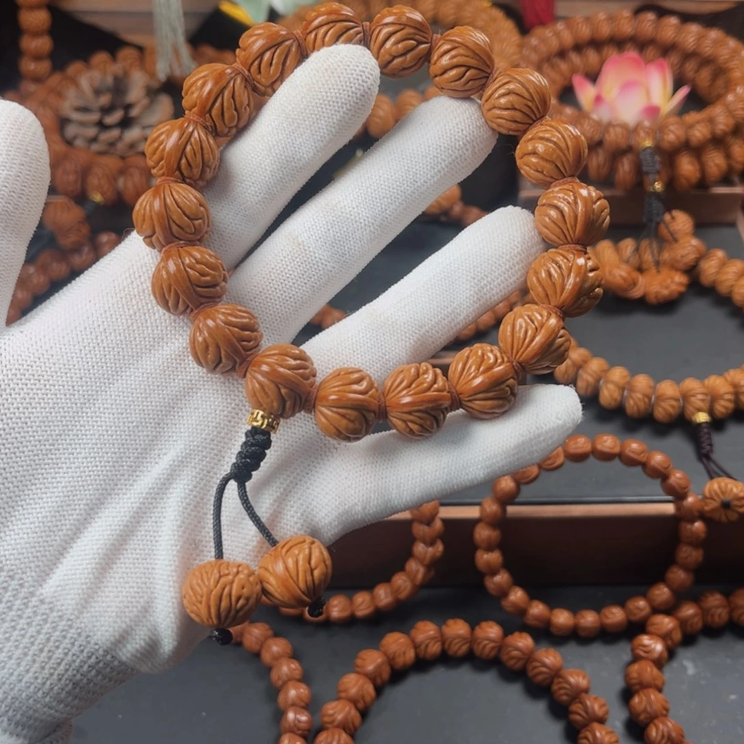 桃核吊坠16祥云手持