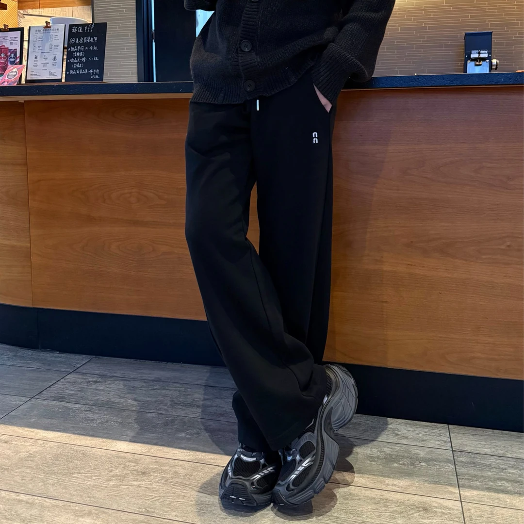 毛圈棉【M字母休闲裤】男女同款D28007