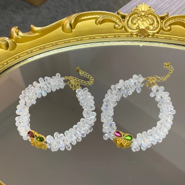 蓝月光水滴手链 爆蓝光多样性发货一件B950