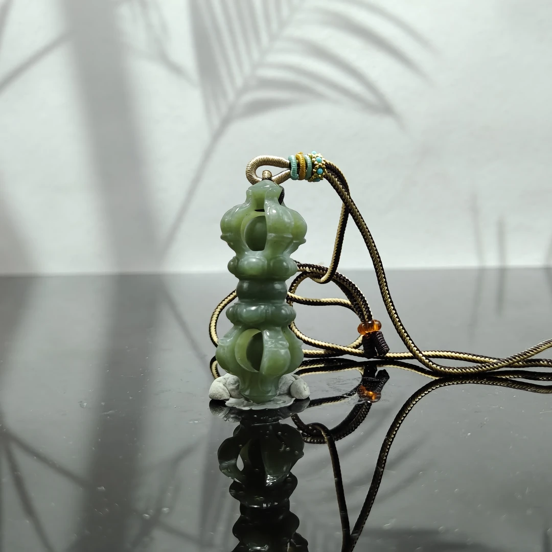 R和田玉降魔杵吊坠0758