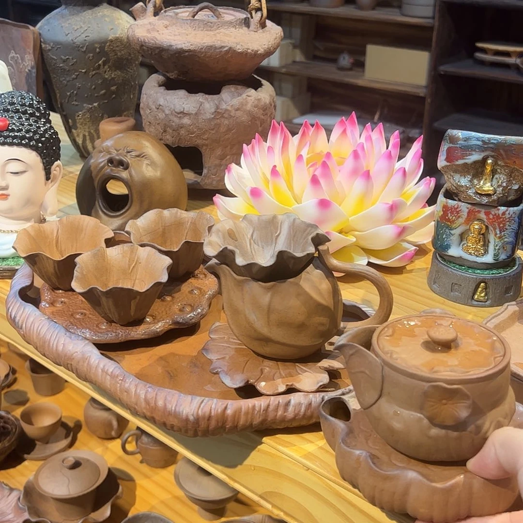 原矿粗陶裸烧工艺，越养越润出彩