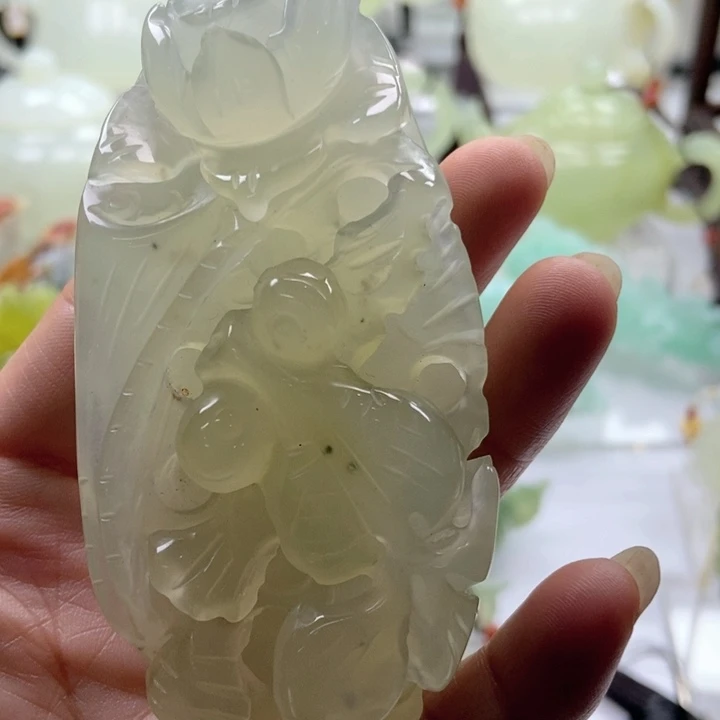 蛇纹石玉手链未镶嵌