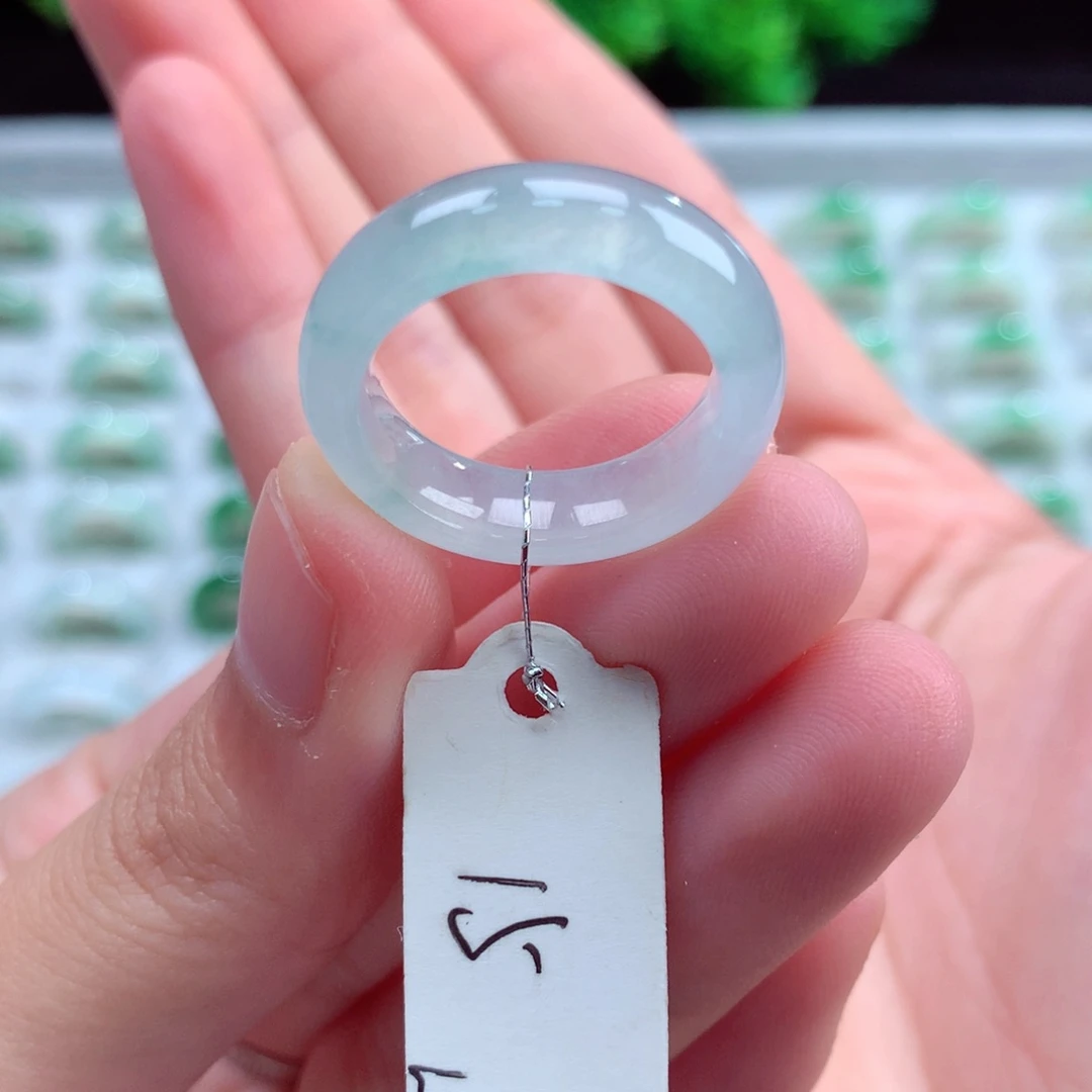 未镶嵌戒指翡翠天然