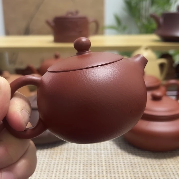 八***头茶壶紫泥西施、170CC、小红泥，段泥