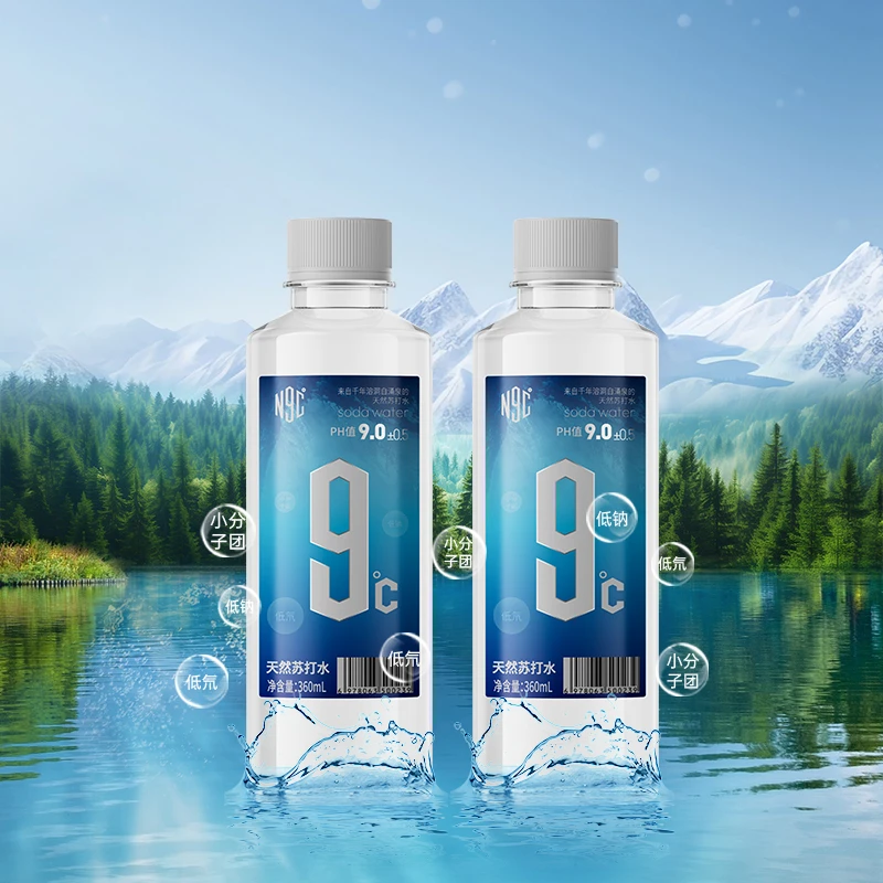 N9℃弱碱天然苏打水武隆喀斯特地貌1500米自涌泉12瓶/24瓶多件