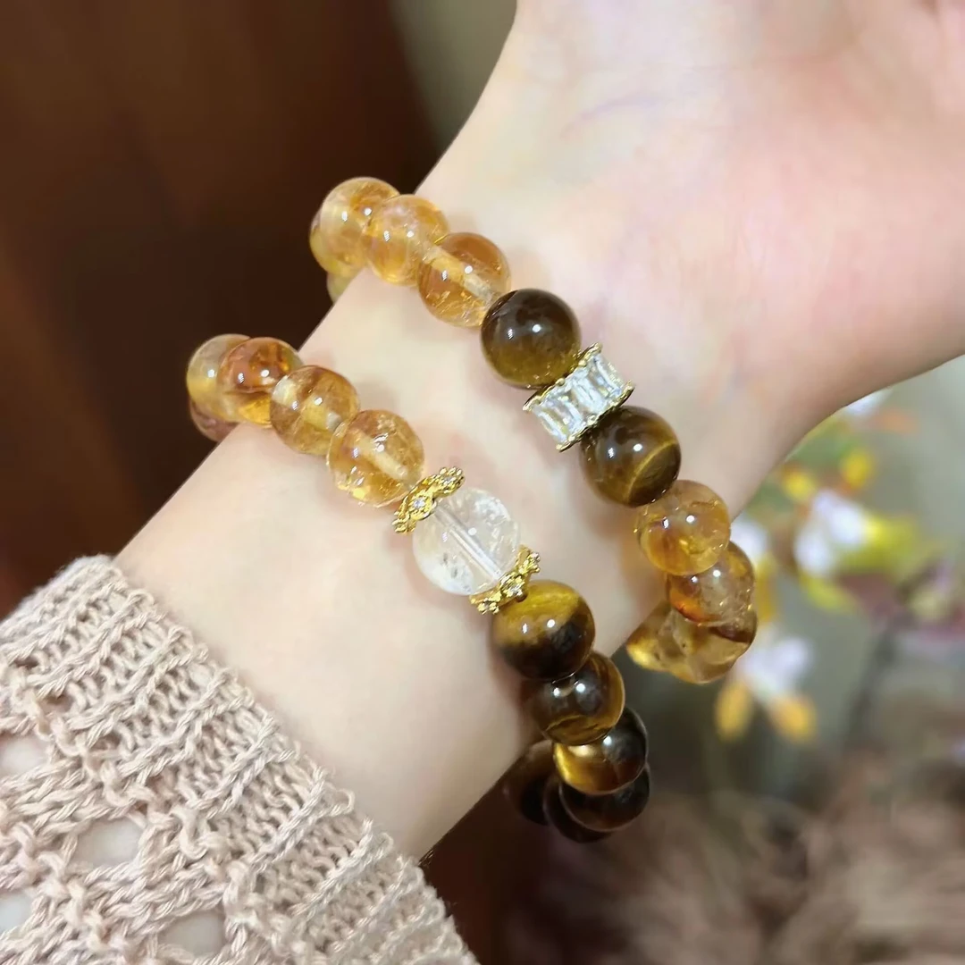 铜合金仿水晶手链 原创设计Diy手链