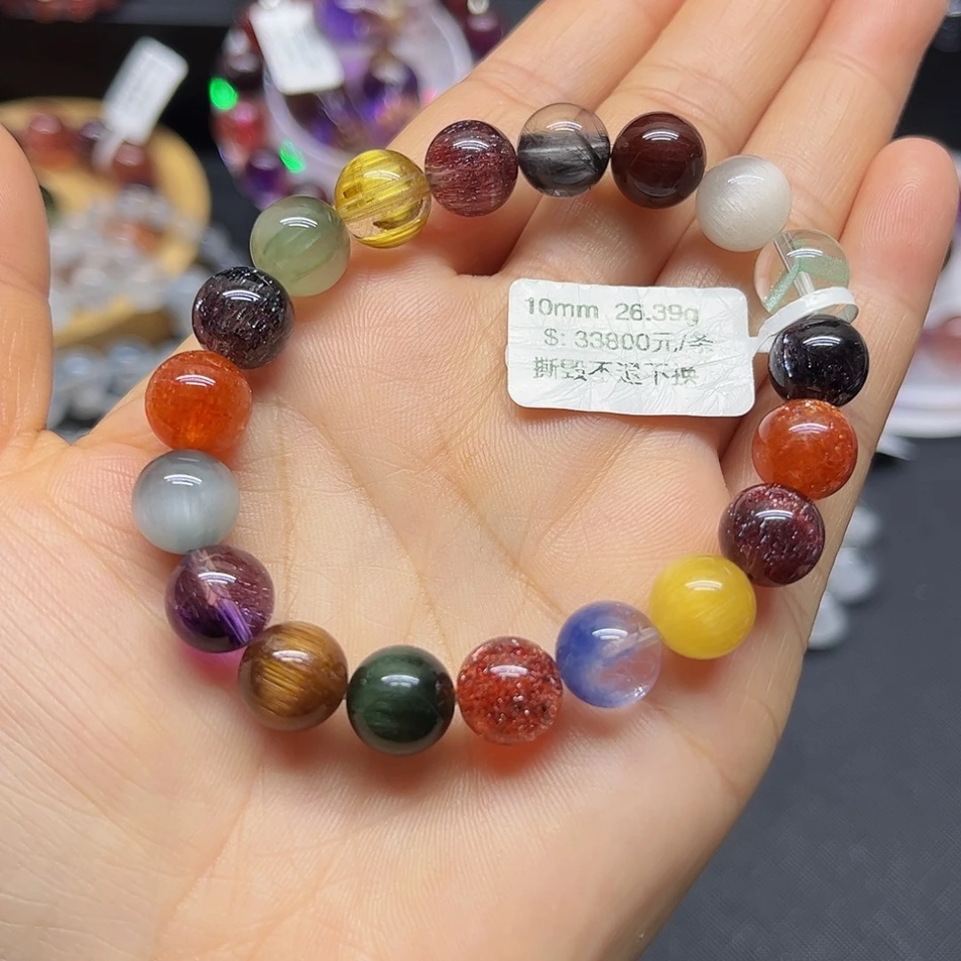 水晶手链未镶嵌天然水晶