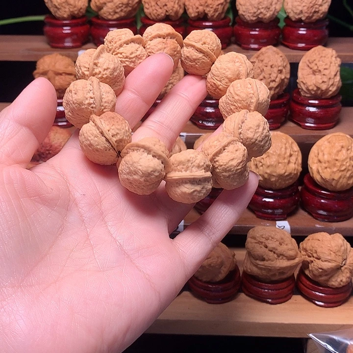 桃核吊坠铁磨盘手串24尺寸