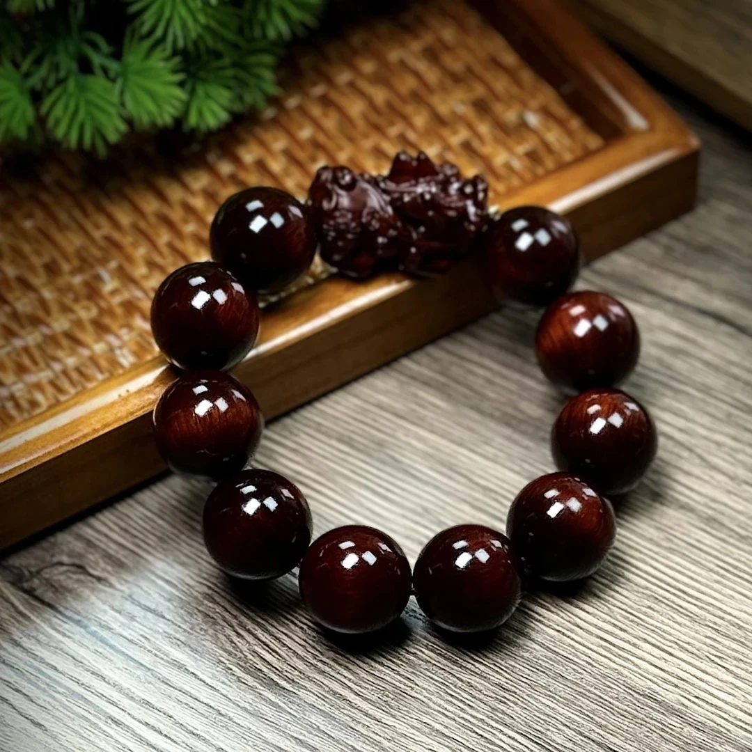 2.0紫檀+貔貅雕刻