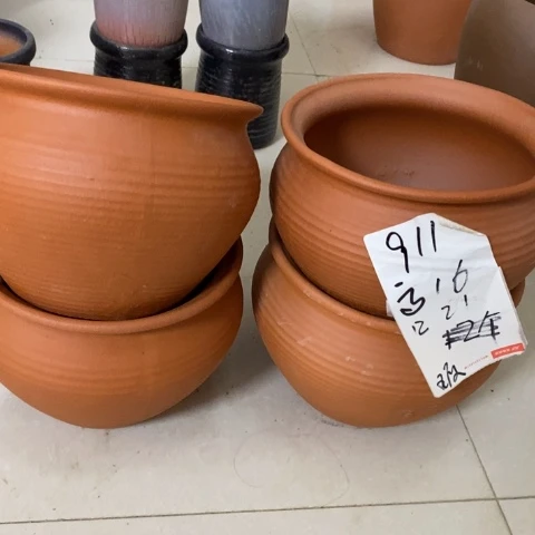 粗陶红陶绿植花盆911