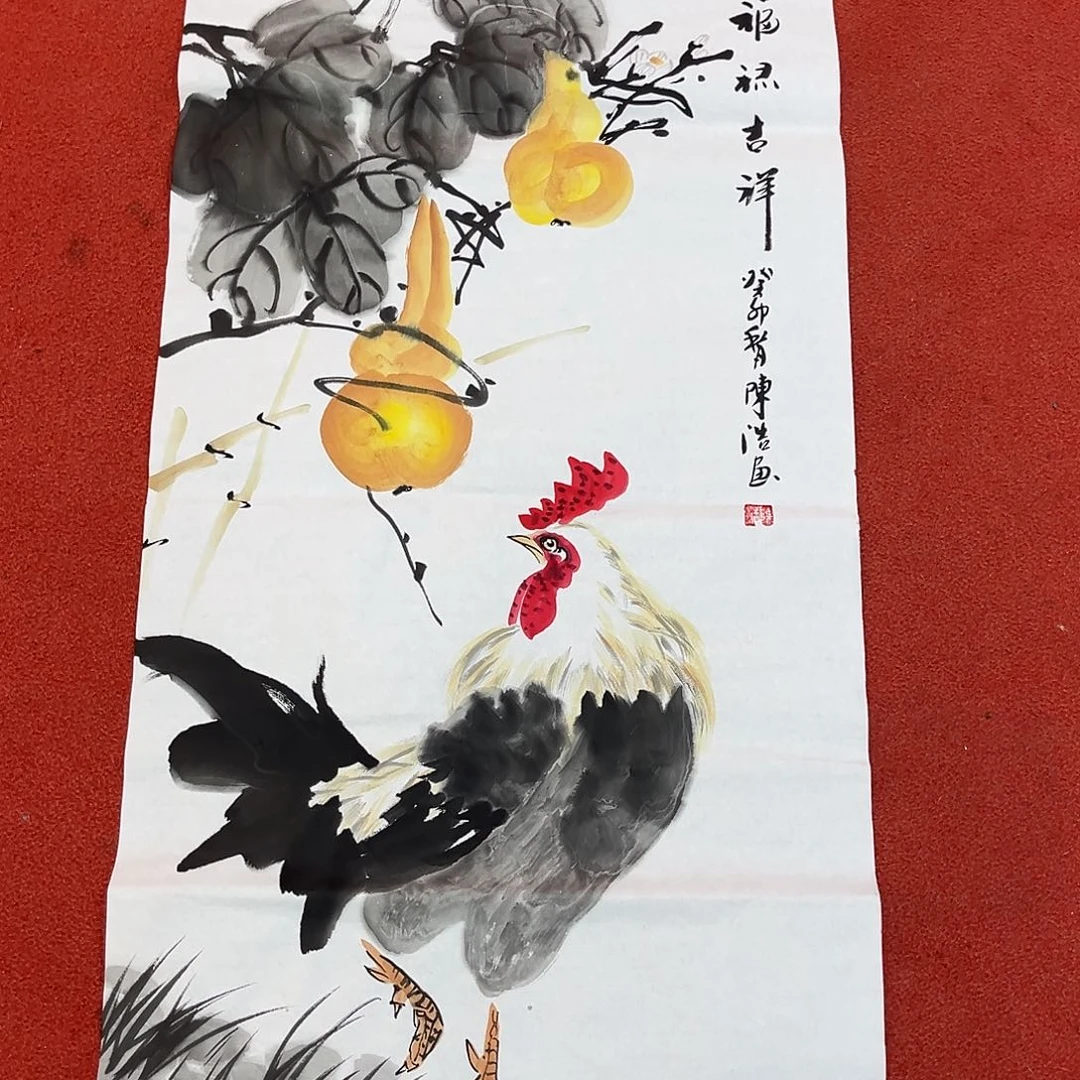 国画手绘国画作品