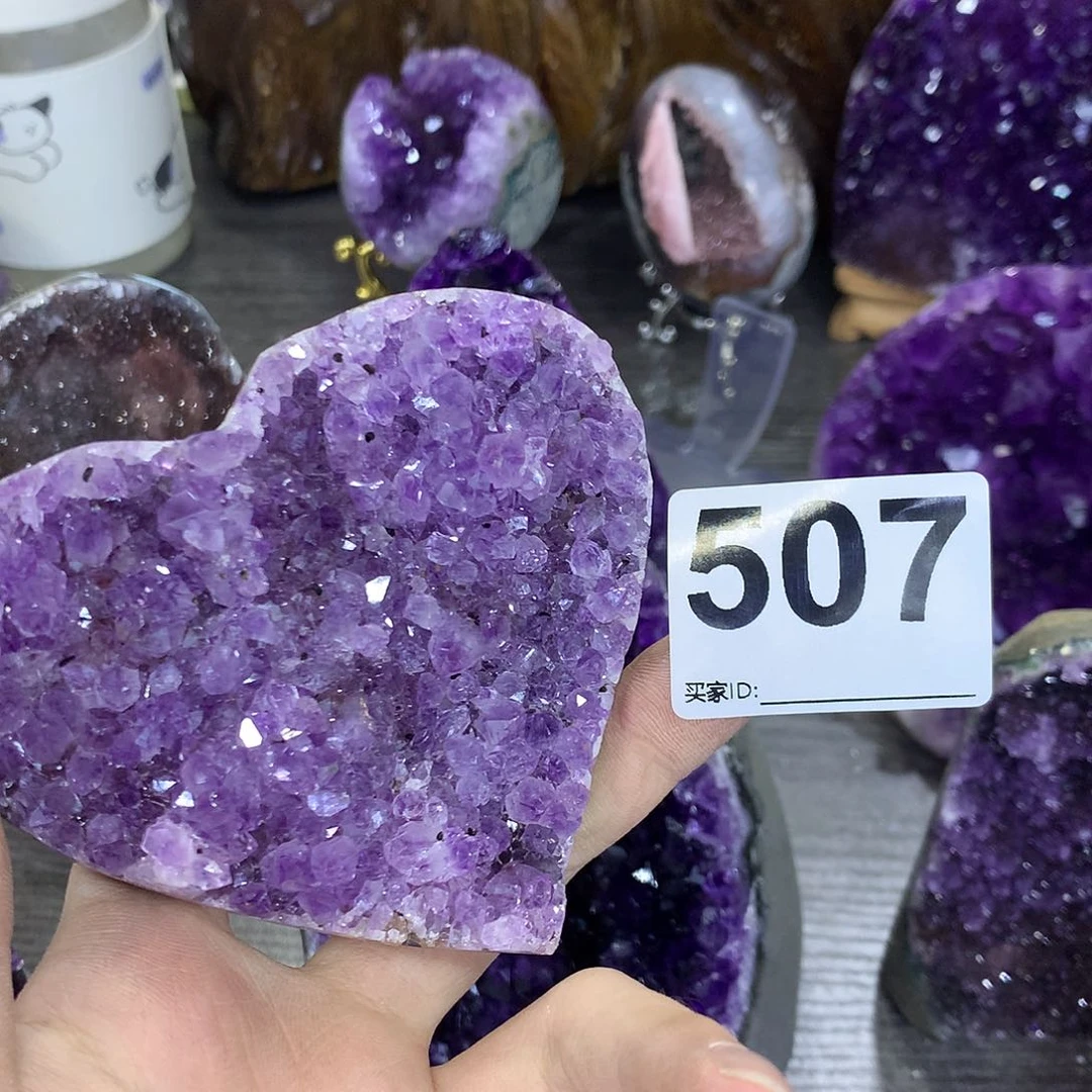 紫晶珠宝半成品未镶嵌507