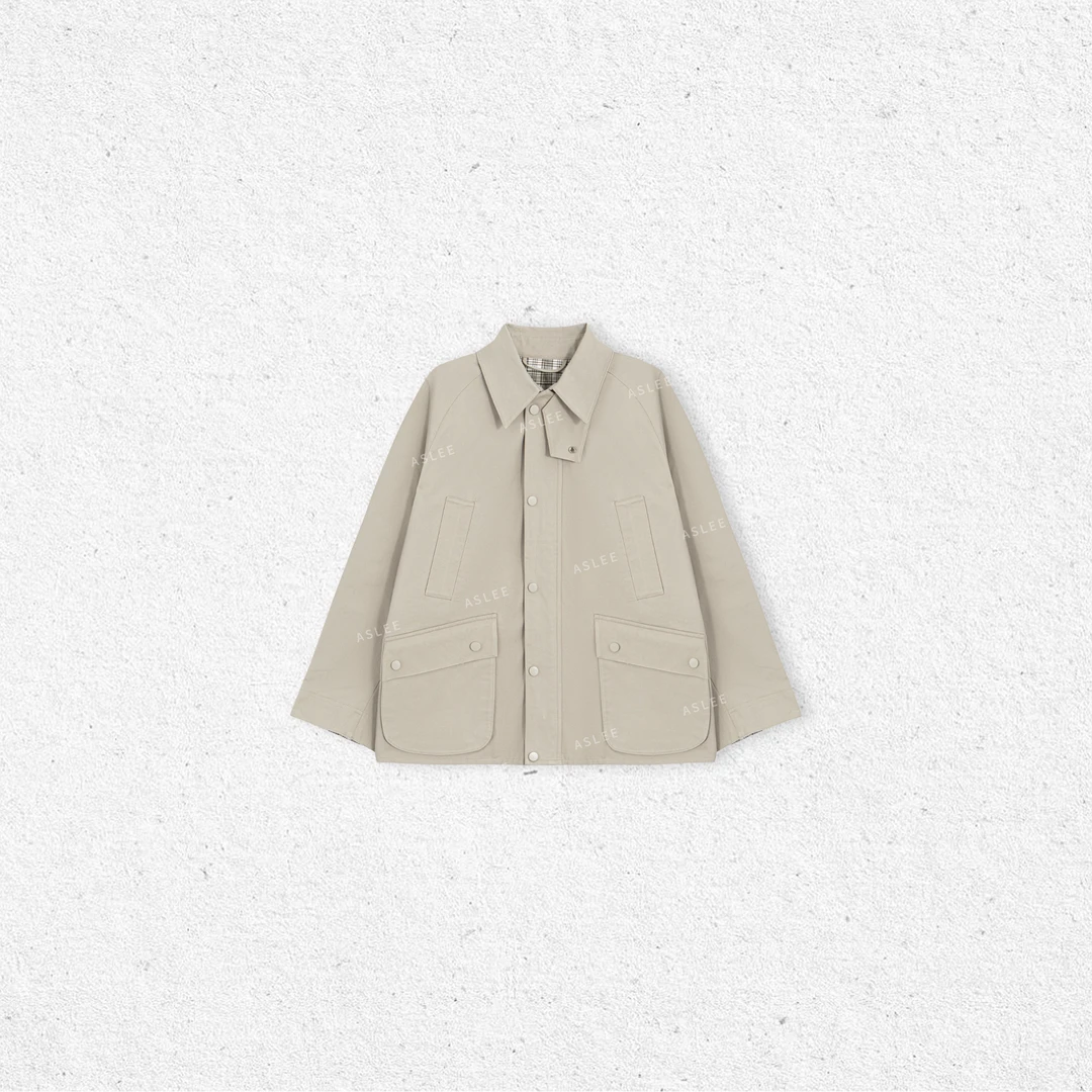 【ASHLEYASS】“安特卫普” 翻领口袋设计百搭舒适长袖外套LSS241207R