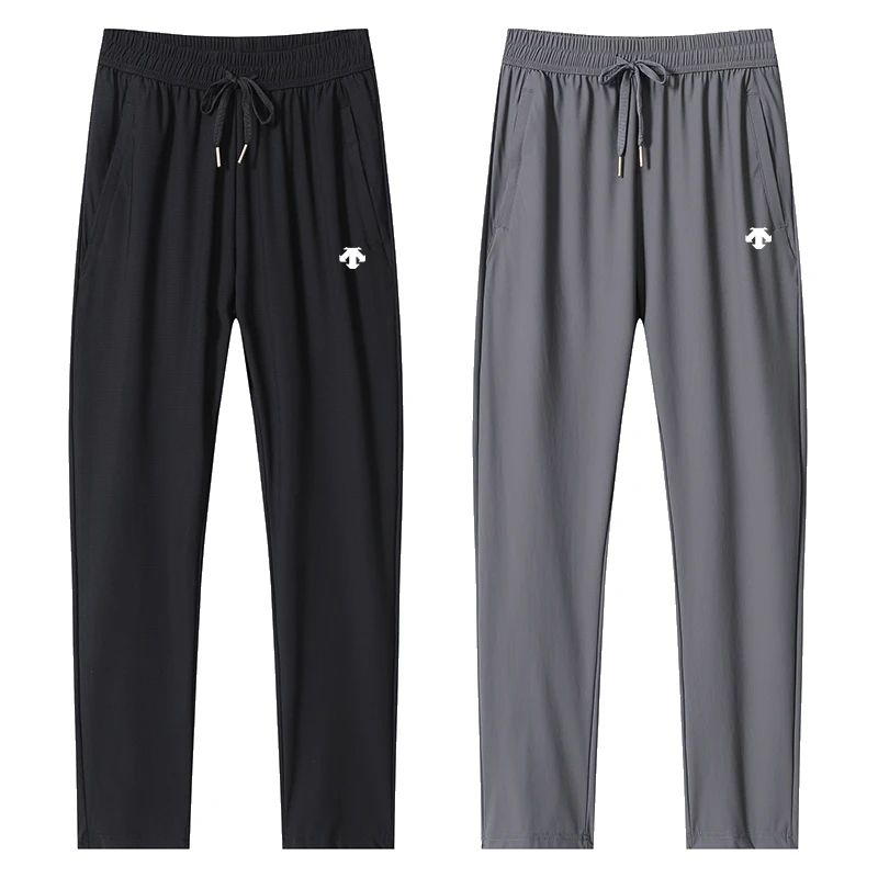 6奥莱冰丝裤男夏季薄款速干运动裤大码宽松休闲短裤户外休闲裤