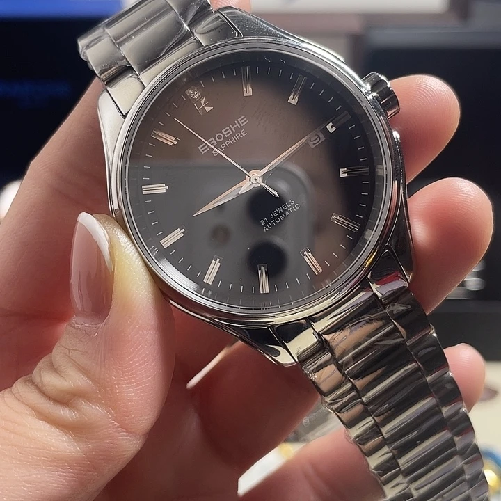 精钢进口机芯，全自动机械