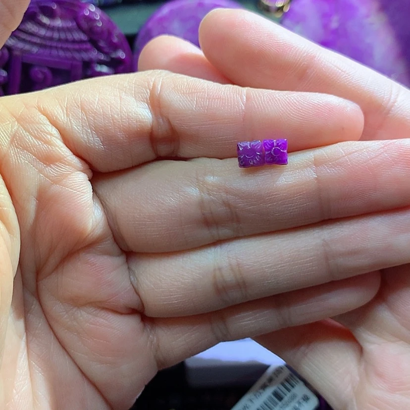 【闪购商品】苏纪石（舒俱来）银S925镶嵌耳钉