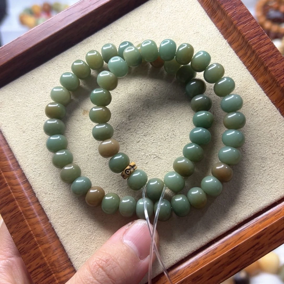 菩提根/象牙果手串＊***＊青芒飘花