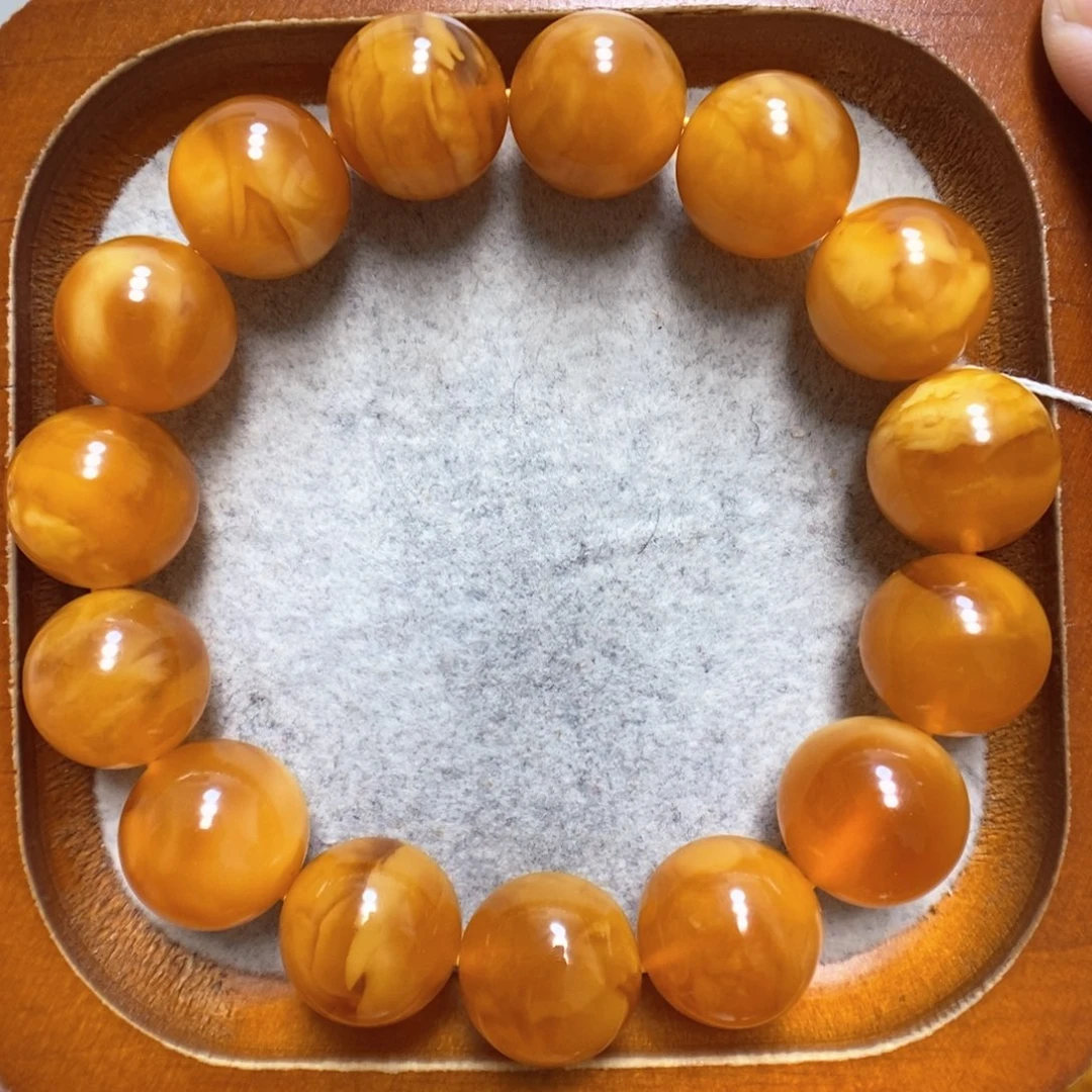 蜜蜡手串未镶嵌蜜蜡手串