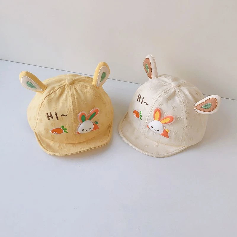 【911人收藏】婴儿帽子春秋季宝宝鸭舌帽可爱男女宝太阳帽棒球帽小