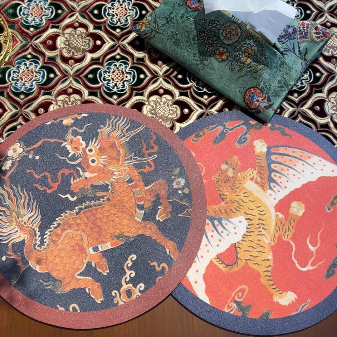 麒麟老虎直径30垫子