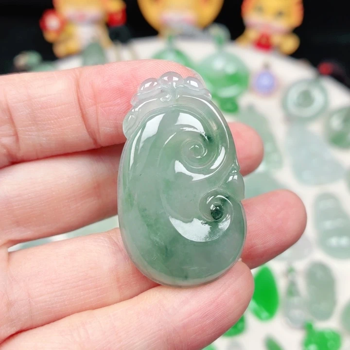 颈饰未镶嵌翡翠缅甸天然A货翡翠