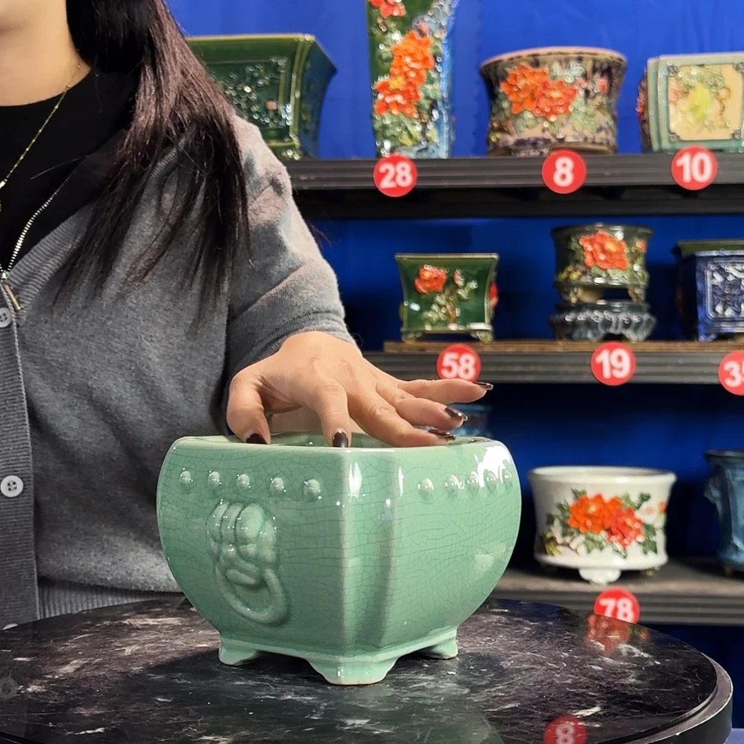 586浅绿微暇外口14内深9