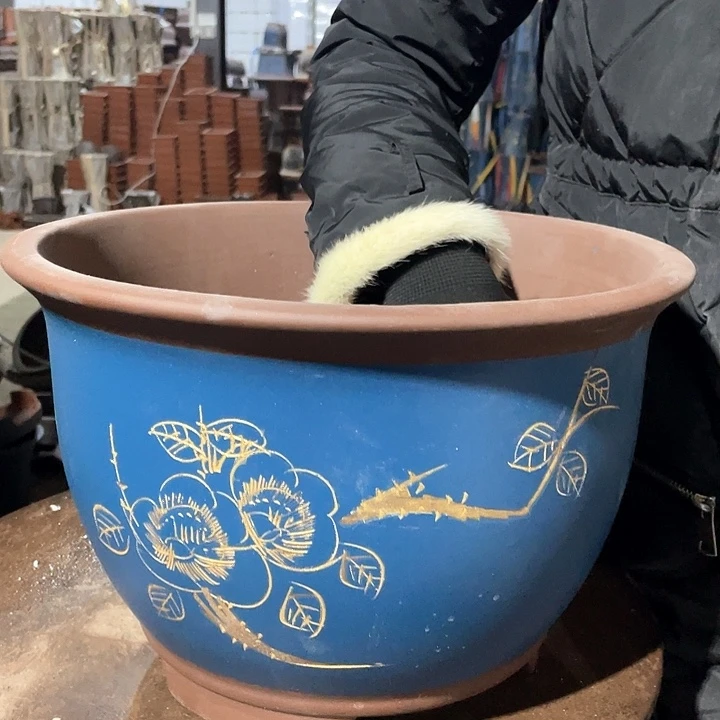 紫砂t000花盆花盆花盆