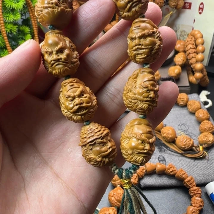 橄榄核手串/手链钟馗头