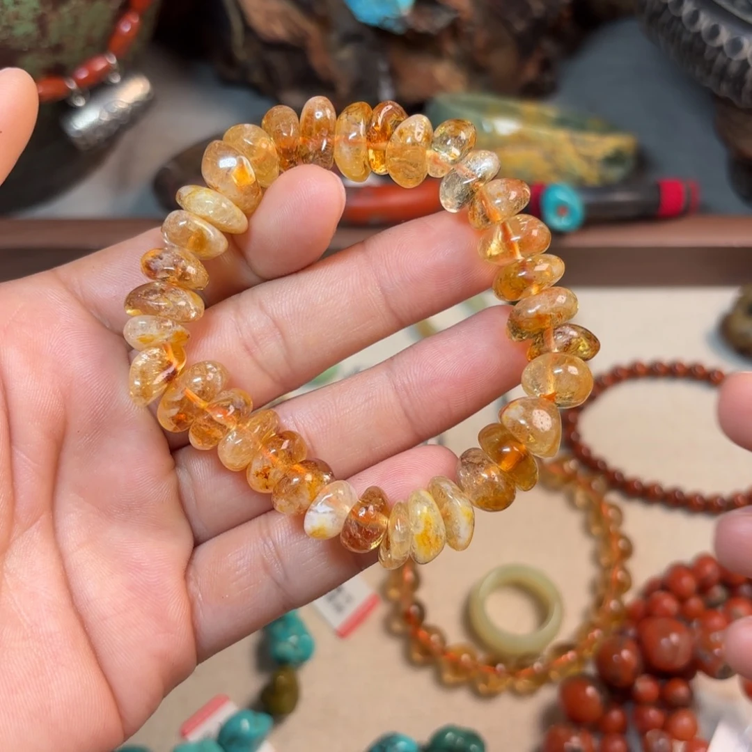 南红玛瑙手链未镶嵌