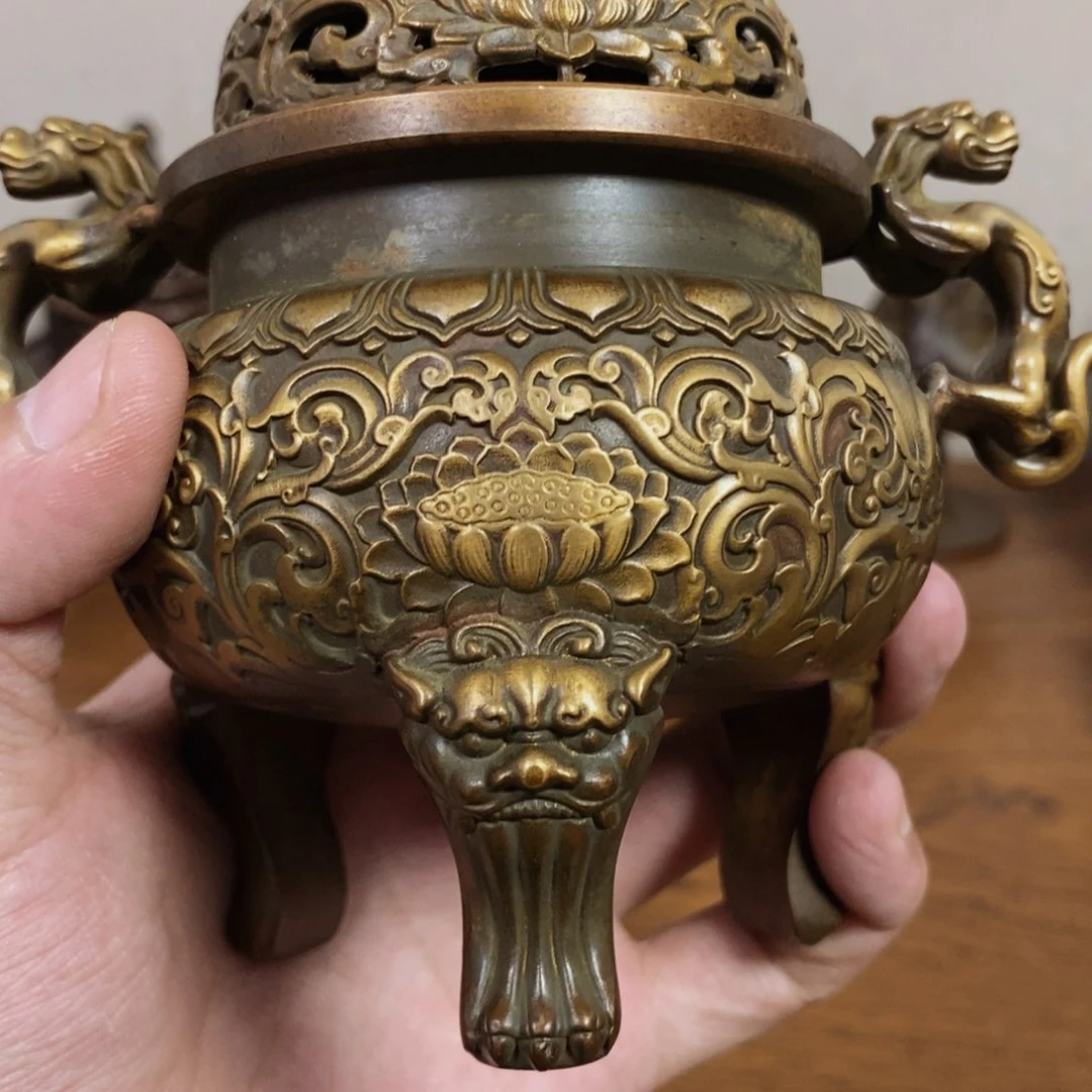 铜盛世铜炉铜器香炉工艺品
