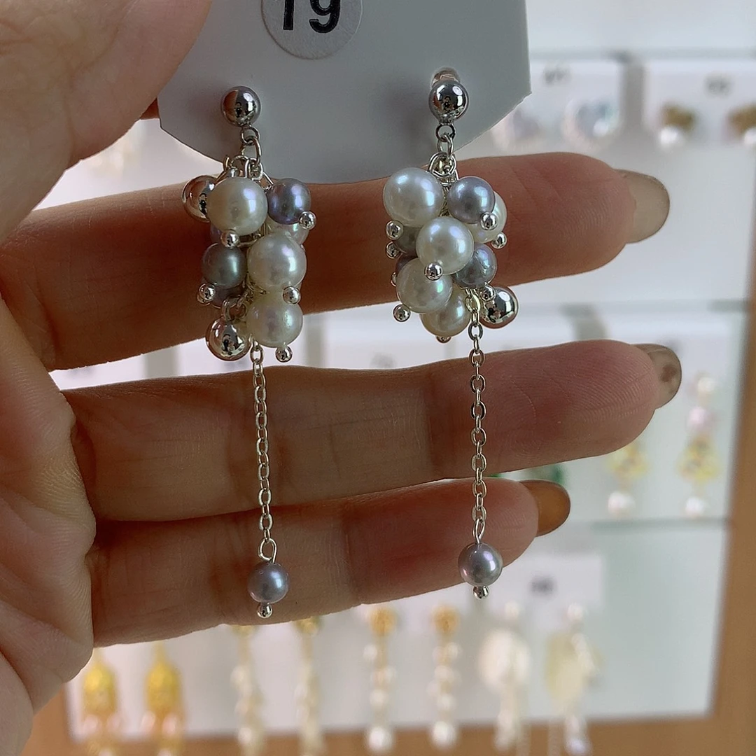 未镶嵌耳饰淡水珍珠