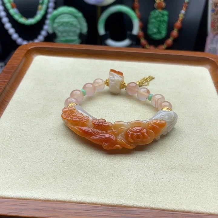 翡翠未镶嵌手镯翡翠半镯