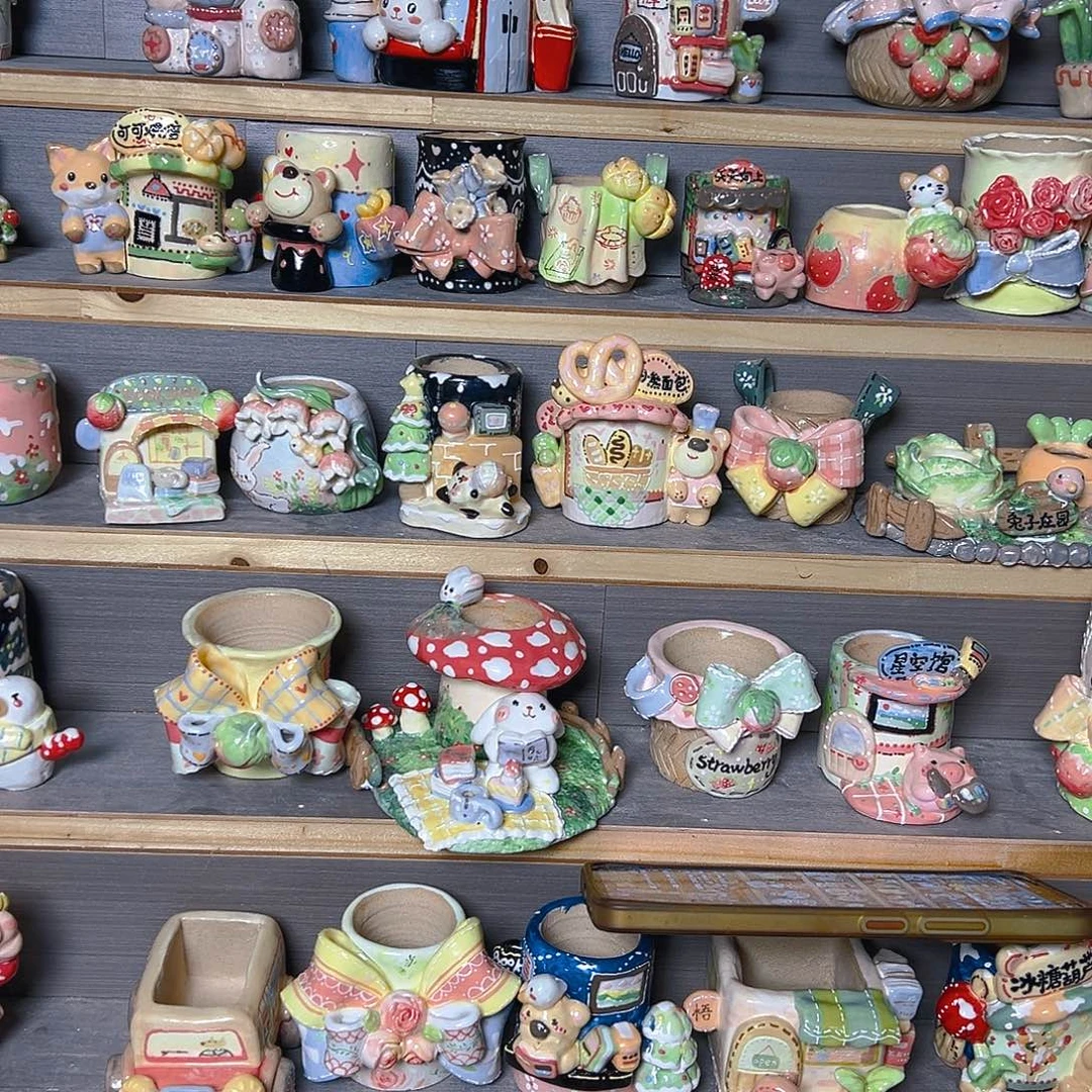 R****老梧家的手工多肉花盆