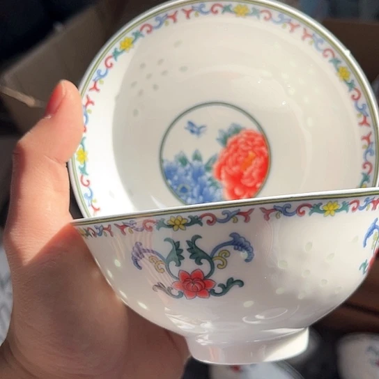 碗景德镇高温细白瓷