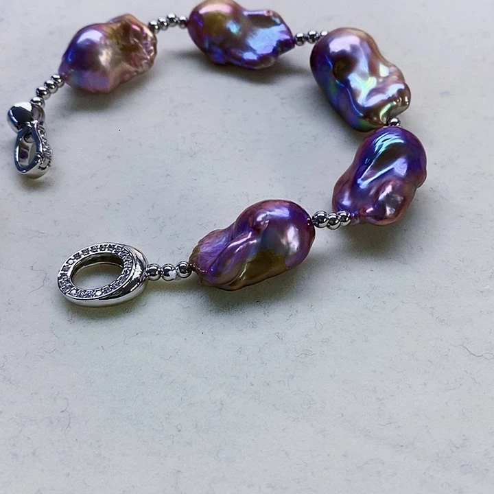 银S925镶嵌耳饰淡水珍珠