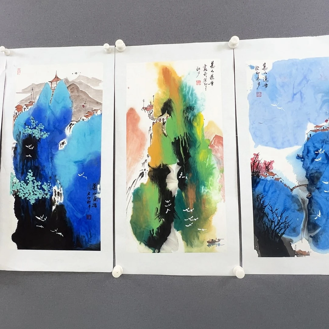 国画当代艺术，展览作品