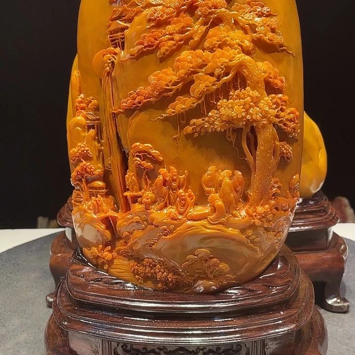 潘***哒寿山石山水风光无限