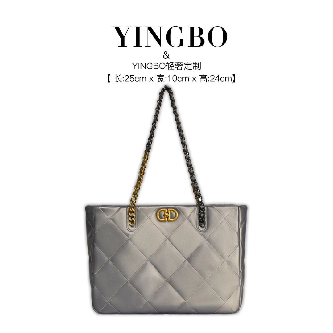 【英柏甄选】GQ-1833-枪灰色 然与纯小众设计感单肩包百搭女包